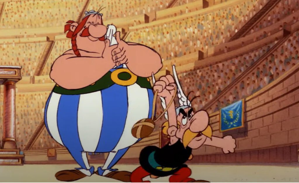 Asterix képregény és Kázmér és Huba