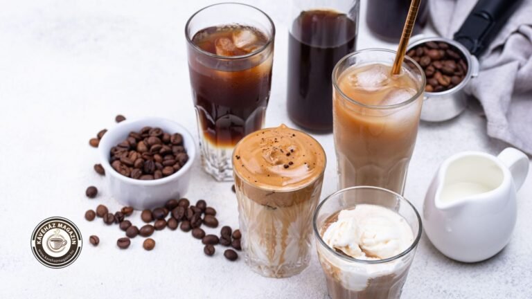 Hidegen készített kávé